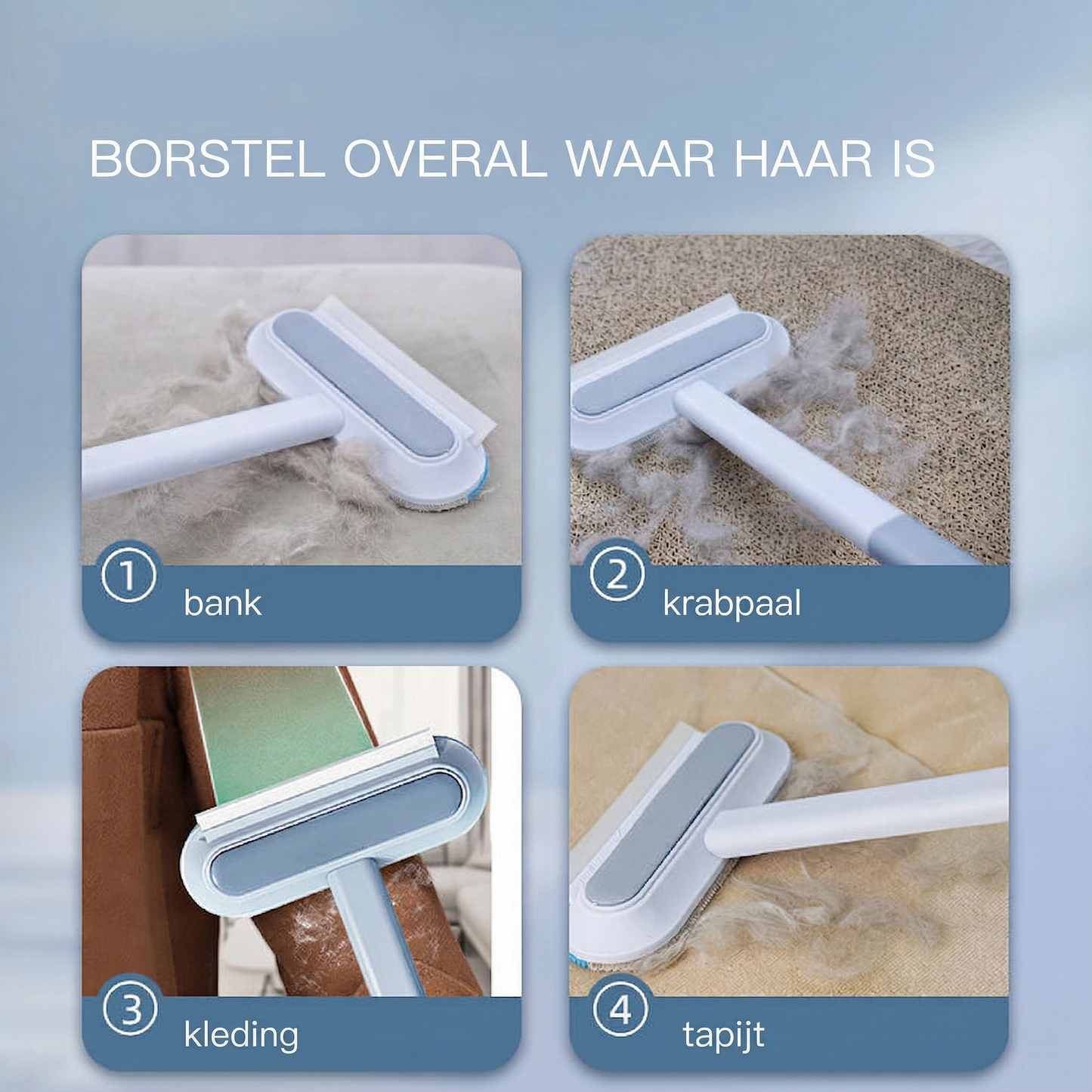 DierSelect 4-in-1 Textiel- & Interieurreiniger – Voor een haarvrij en stijlvol huis