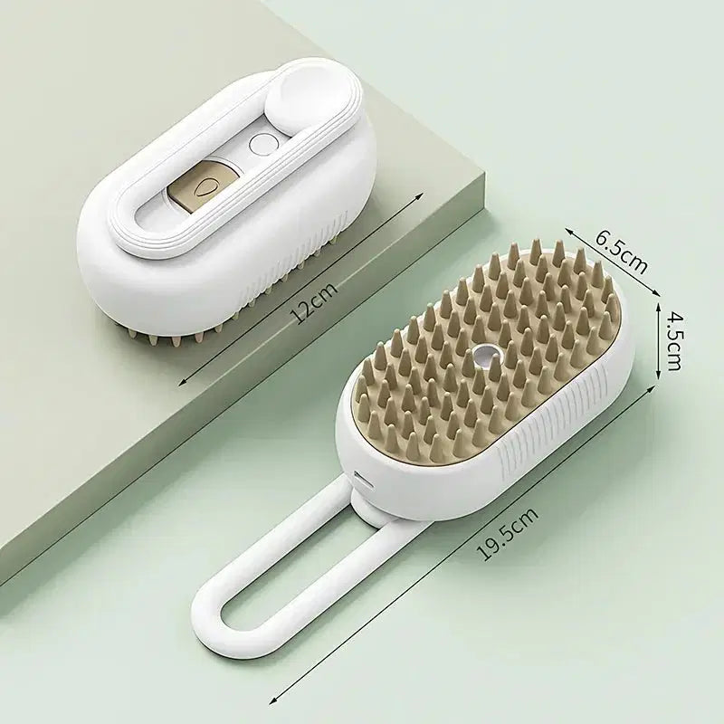 Resultaat van een glanzende en klitvrije hondenvacht na gebruik van de wellness stoomborstel.